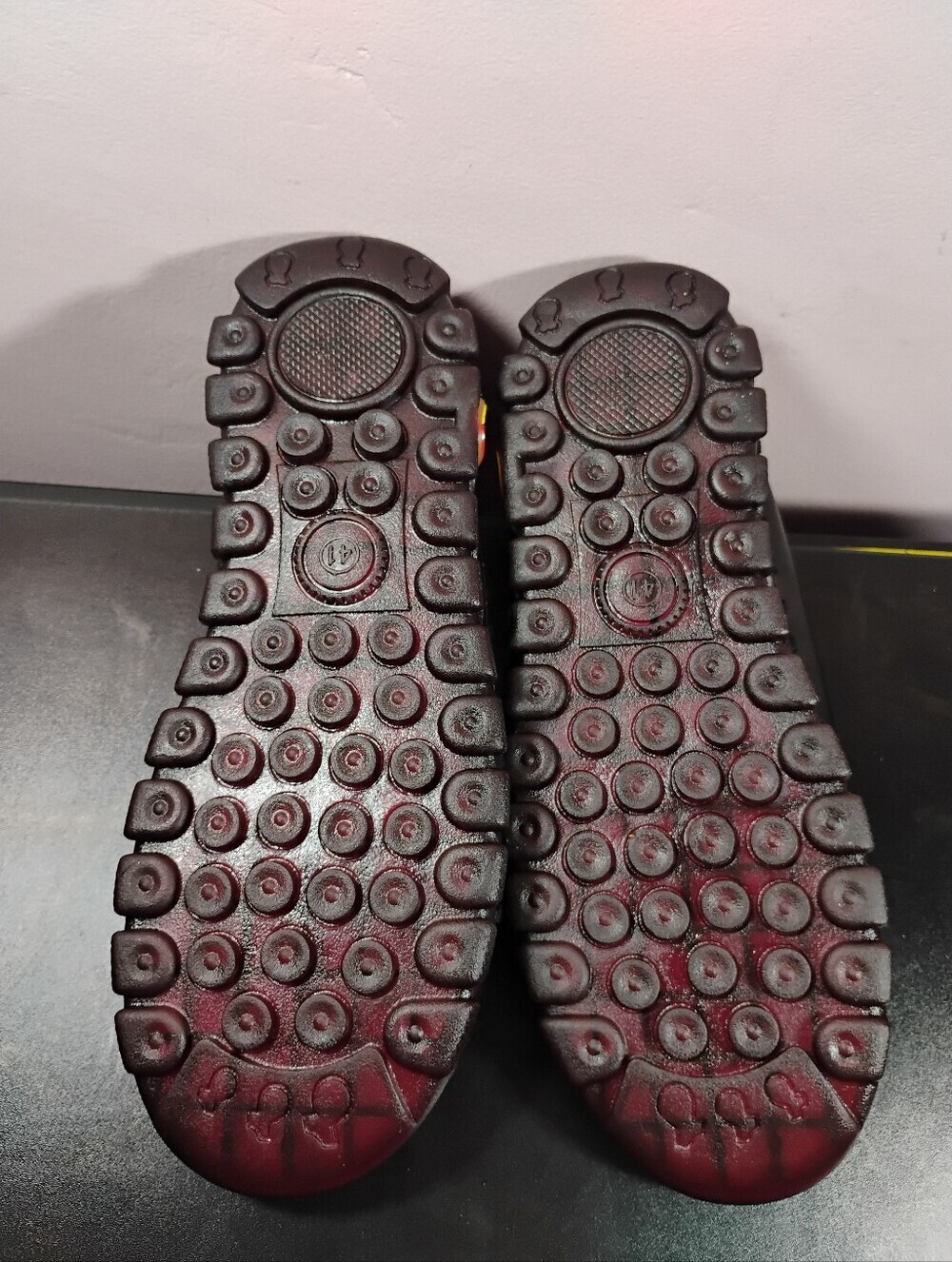 Black Women’s Soft Rubber Casual Shoes Size 41 New Comfortable Work Wear - Picture 6 of 11